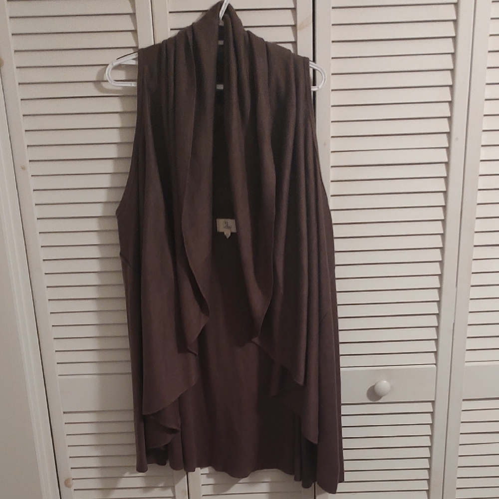 T2love Brownish Purple Cardigan